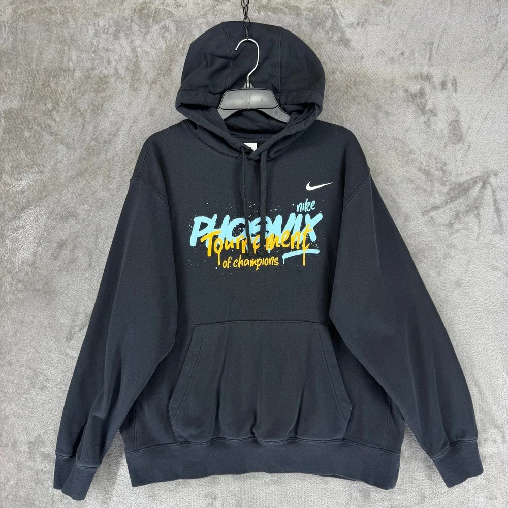 Nike Phoenix Tournament of Champions Hoodie Mens XL Black Hoophall West CJ1611